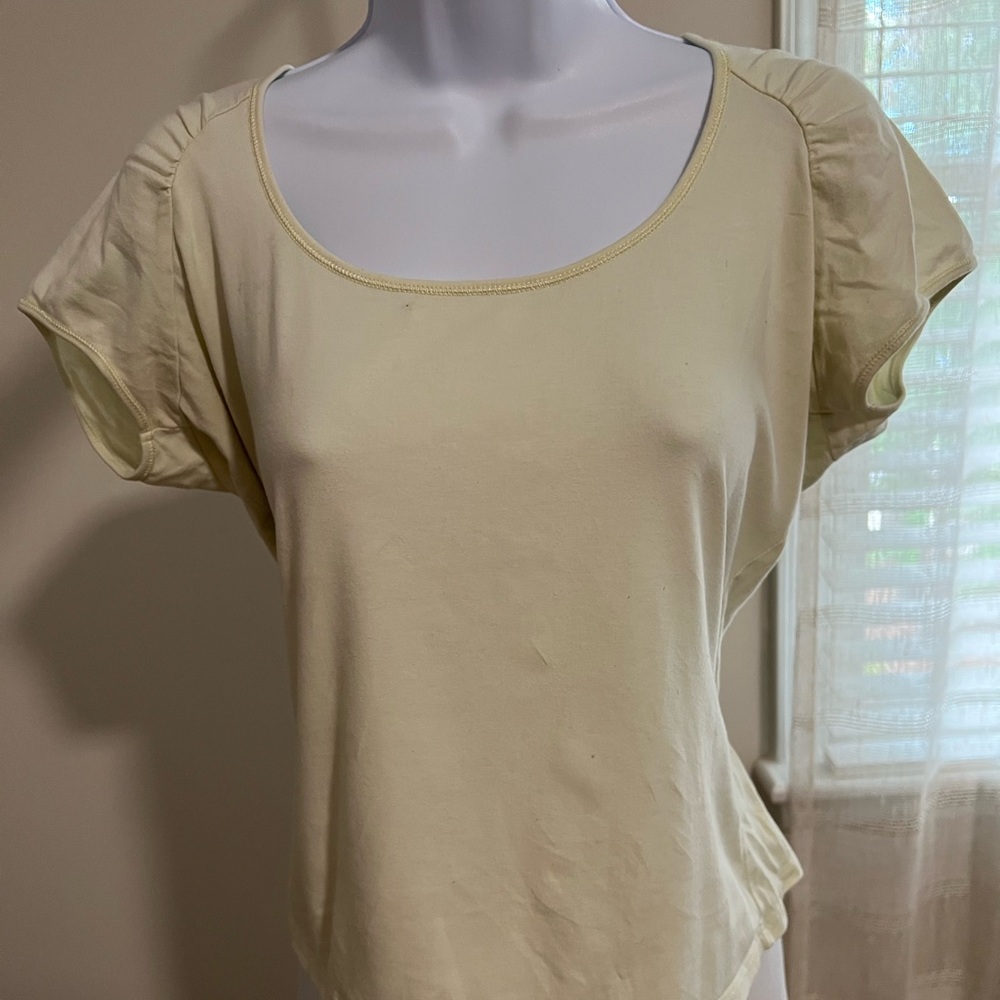 Etcetera light green blouse